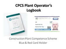 CPCS Construction Plant Operators Scheme NOCN Job Cards Logbook Log Book CITB