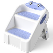 Toddler Step Stool Foldable Non-Slip Toilet Stool for Potty Training USED