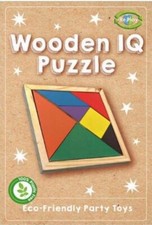 Wooden IQ Tangram Puzzle Brain Teaser Challenge Party Bag Christmas Eve Box