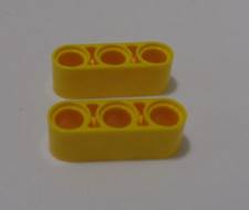 LEGO TECHNIC Parts & Pieces 4153707 32523 Beam 3M Bright Yellow x2