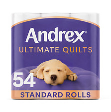 Andrex Ultimate Quilts Toilet Paper, 54 Toilet Rolls - 8640 Total Sheets