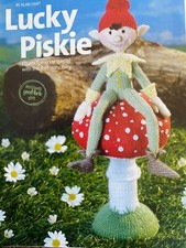 Alan Dart Lucky Piskie & Toadstool Toy Knitting Pattern Simply Knitting