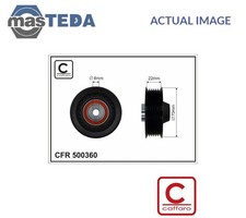 500360 V-RIBBED BELT GUIDE