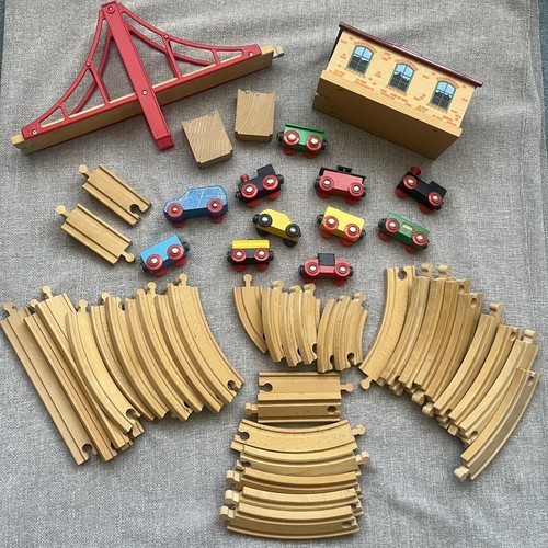 Vintage brio wooden train - vintage,