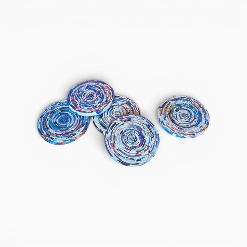 Round drinks coasters handmade - round,