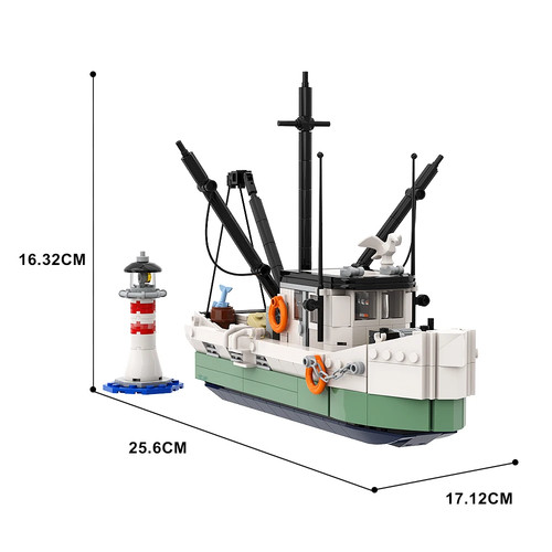 Moc shrimp fishing - shrimp, boat