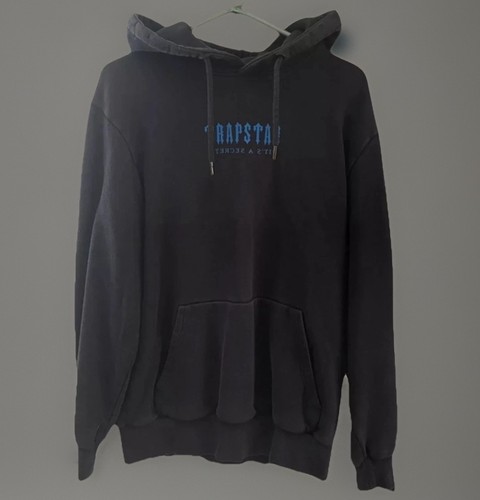 Trapstar black and blue logo - black,