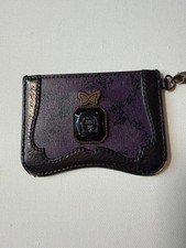 Anna Sui Purple Leather Card