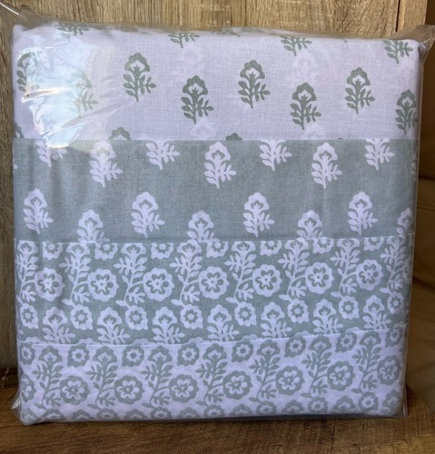 Pack green woodblock - green, bedsets