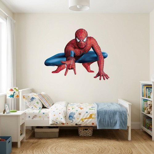 Spiderman crouching marvel - spiderman,