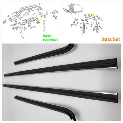 Inner sealing rails front - , &