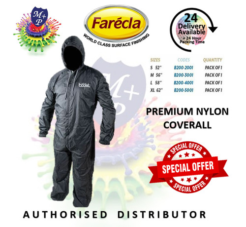 Nylon spray coverall with - nylon, hood