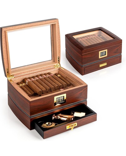 Cigar humidors cedar - cigar, wood