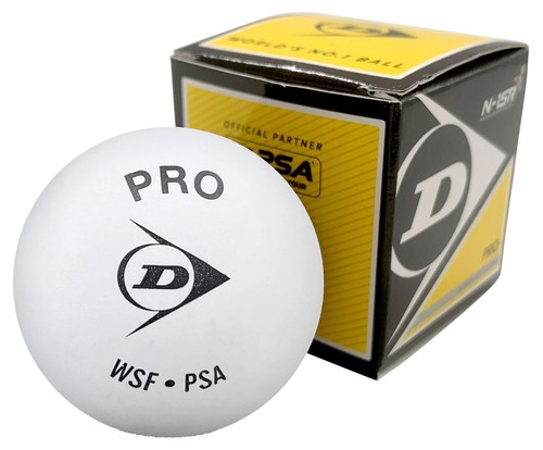 Dunlop pro white squash - pro,