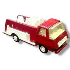 Vintage Tiny-Tonka Fire Engine Pumper No 595 Red & White 1970s – Tonka