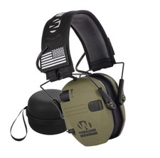 Walkers Electronic Hunting Shooting Protection Hearing Ear Muff - FREE CASE