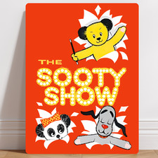 The Sooty Show Aluminium Metal Sign Wall Art Poster Gift