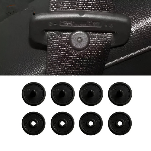 Seat belt stopper clips - 4x,