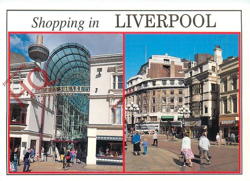 Postcard liverpool shopping - liverpool,,