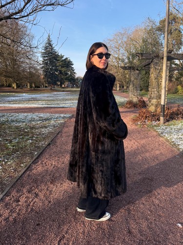 Vintage full length mink coat - full-length,