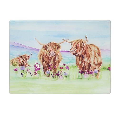Highland cow cutting board - highland,