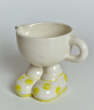 CARLTON WARE - WALKING WARE 'Big Foot' Milk Jug with Yellow Spotted Shoes  RARE