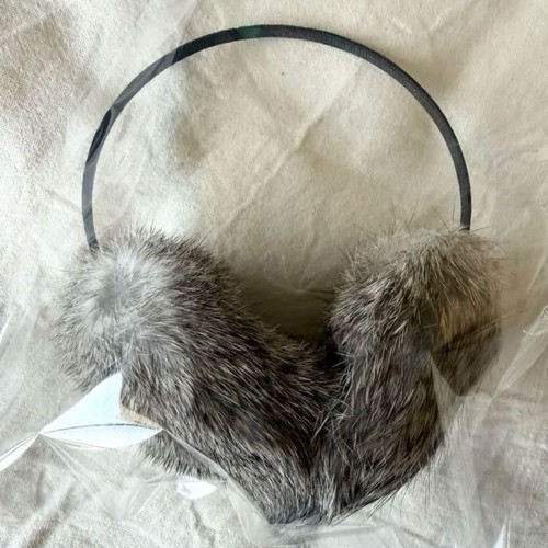 Yves salomon gray - gray, rabbit