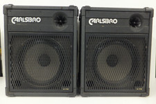 Carlsbro PA 100 Stereo Speakers Model A-112 Pair Large DJ Equipment Sound #W11