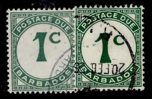 Barbados gvi d4a 1c - barbados, d4a,