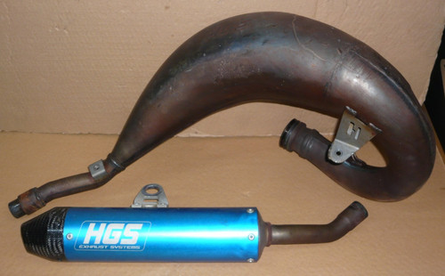 Yamaha 125 hgs exhaust - yamaha,