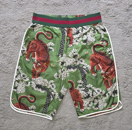 Gucci bengal print swim shorts - swim,