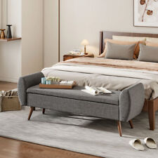 Upholstered Bed End Bench