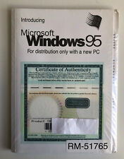 Microsoft Windows 95 MANUAL & License Without CD, Brand New - (COA)