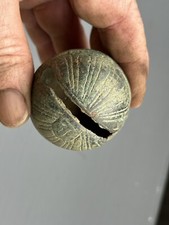 Large Antique Crotal Bell Cow