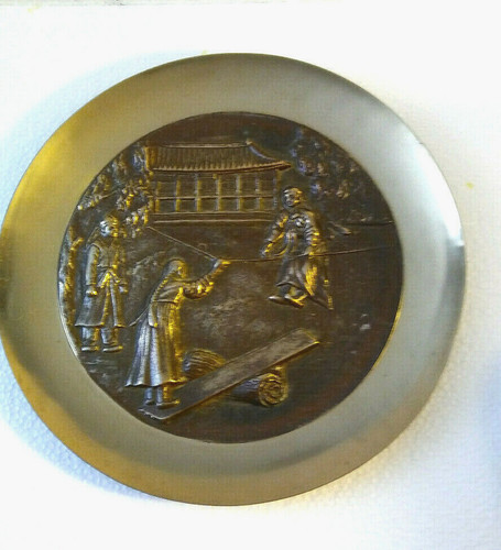 Antique brass plate - antique,