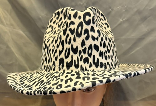 Leopard print black - &, white