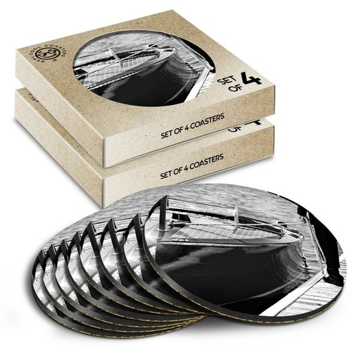 Round coasters the box - the,