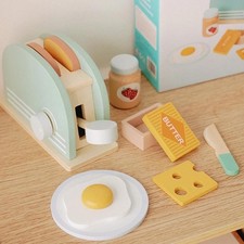 Wooden Toaster Toy Set –