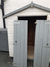 Garden Storage Shed 6 x 4  Approx.  Window and wide opening door.  Needs roof.