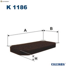 INTERIOR AIR FILTER K 1186 FOR