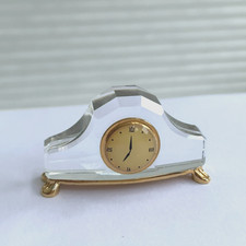 Vintage Dolls House Swarovski Figurine Crystal Clock, Memories 200076 Clock