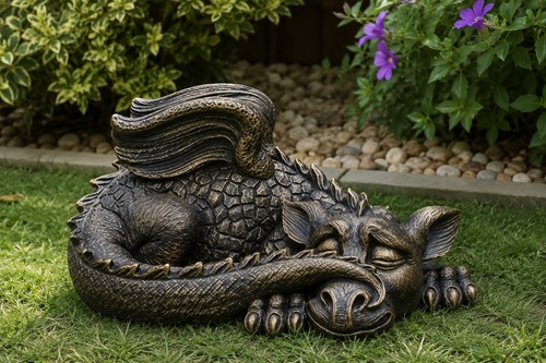 Sleeping dragon garden - sleeping,