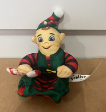 Vintage 2002 Pizza Hut Festive Moments Christmas Elf Soft Toy Plush 4"