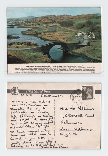 Vintage postcard clachan - postcard,