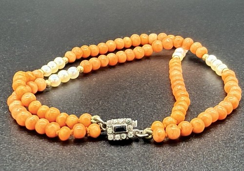 Antique edwardian coral - antique, &