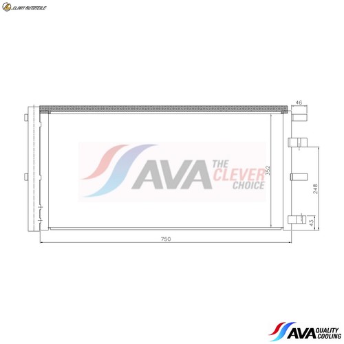 Condenser air con fd5724d for - fd5724d,