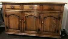 Sideboard. Reproduction antique sideboard/dresser unit in solid ash.