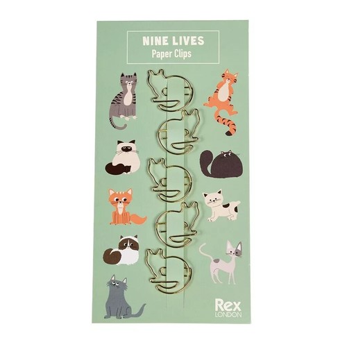 Nine lives cat - lives, shaped