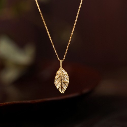 Crystal leaf minimalist - crystal,