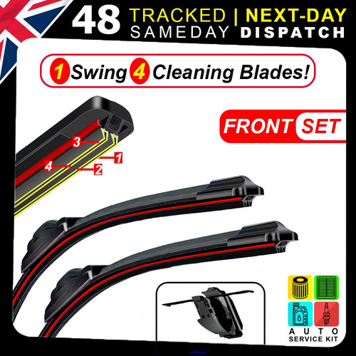 Four blades front windscreen - four,